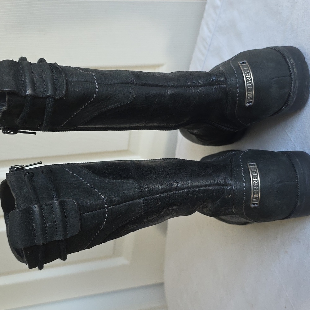 Womens Merrell Vera MID Black Winter Boots Size 6 - Picture 8 of 17